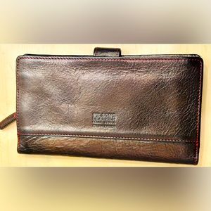 Metallic Brown Wilson Leather Wallet